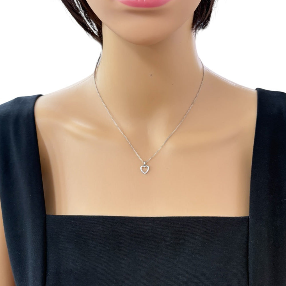 TIFFANY&Co. ティファニー メトロハート ネックレス Pt950プラチナ 