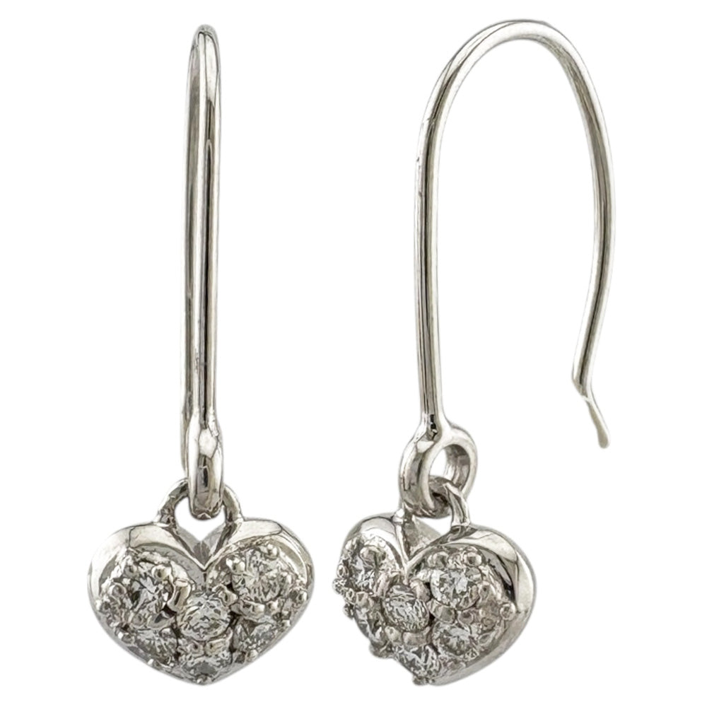 Ponte Vecchio ポンテヴェキオ ピアス 18金 K18ホワイトゴールド