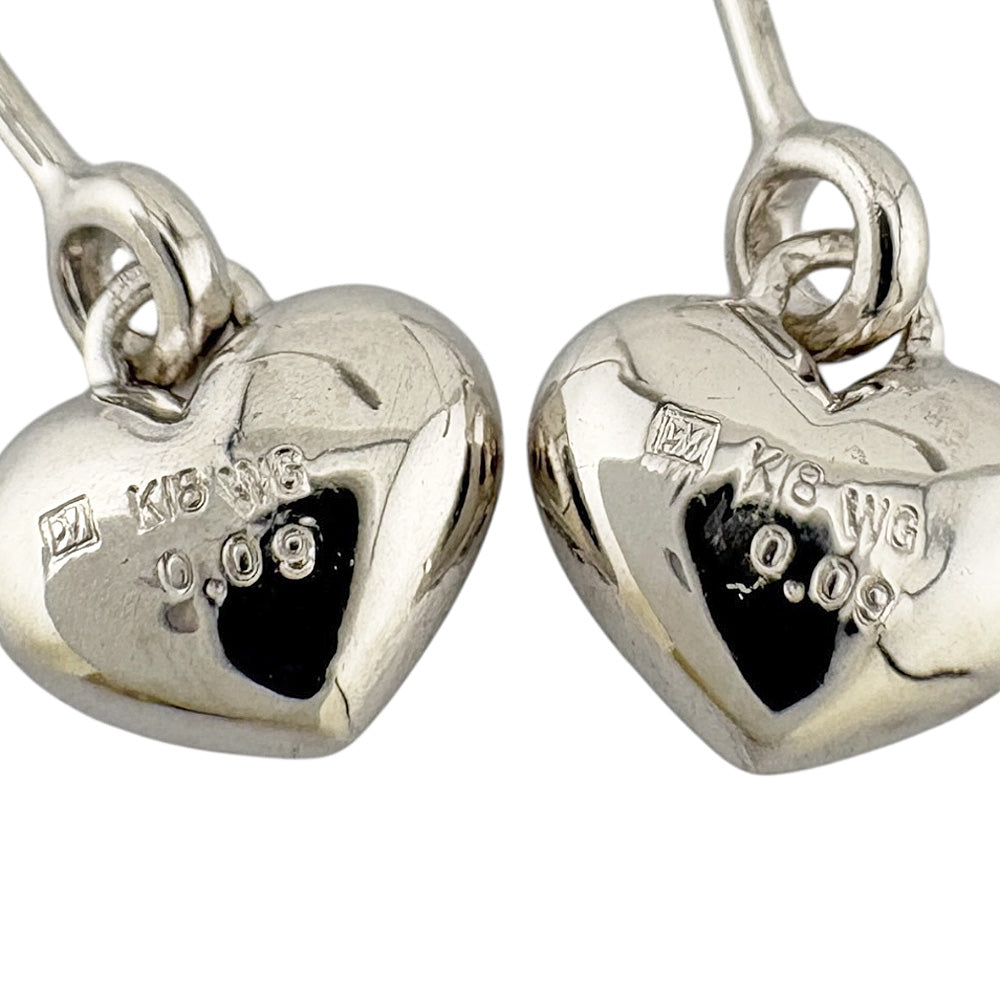 Ponte Vecchio ポンテヴェキオ ピアス 18金 K18ホワイトゴールド