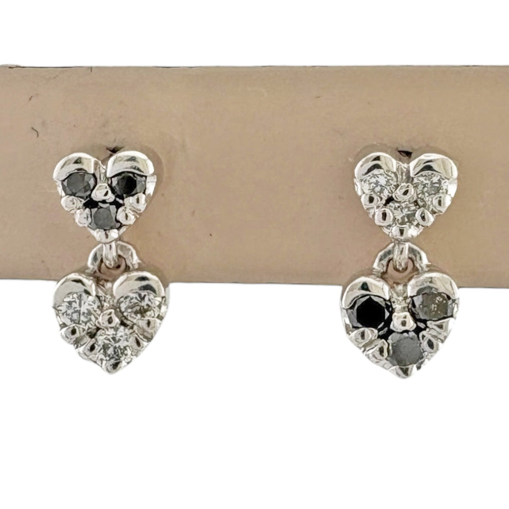 Ponte Vecchio ポンテヴェキオ ピアス 18金 K18ホワイトゴールド