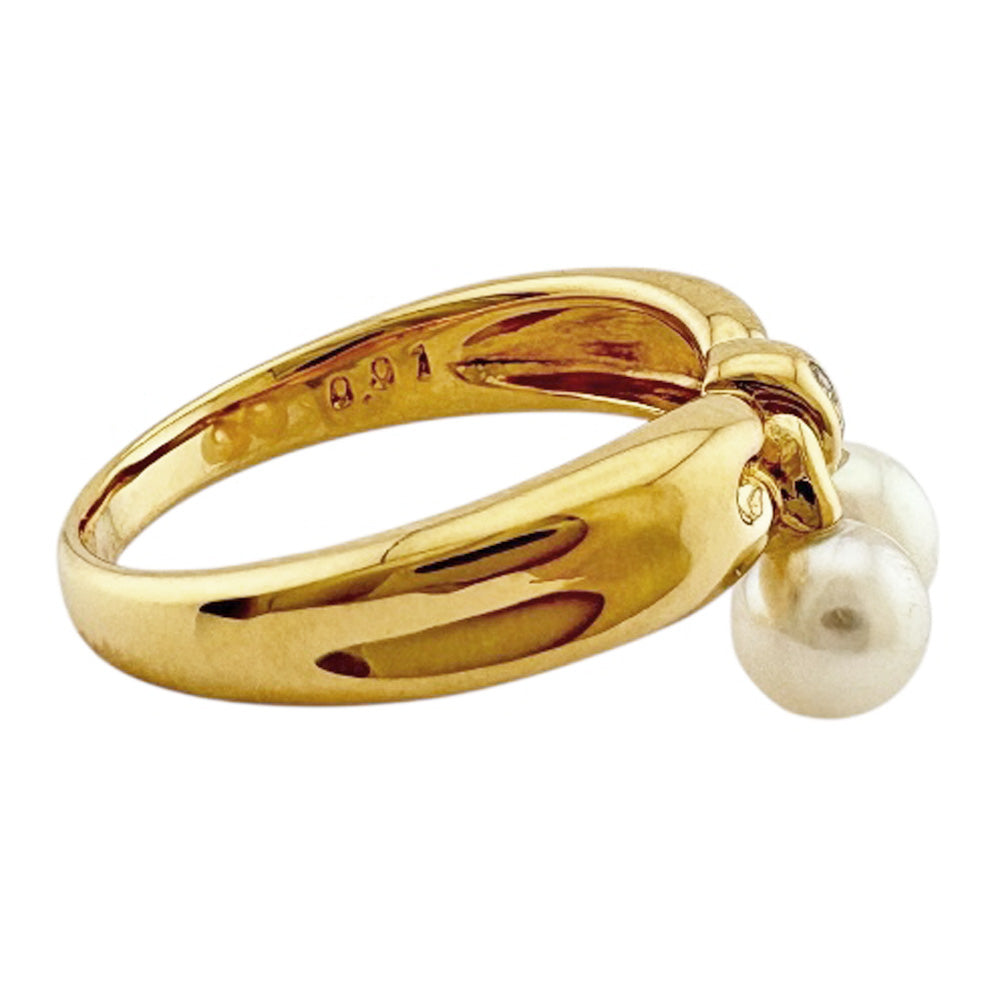 TASAKI タサキ リング 指輪 11号 18金 K18イエローゴールド パール