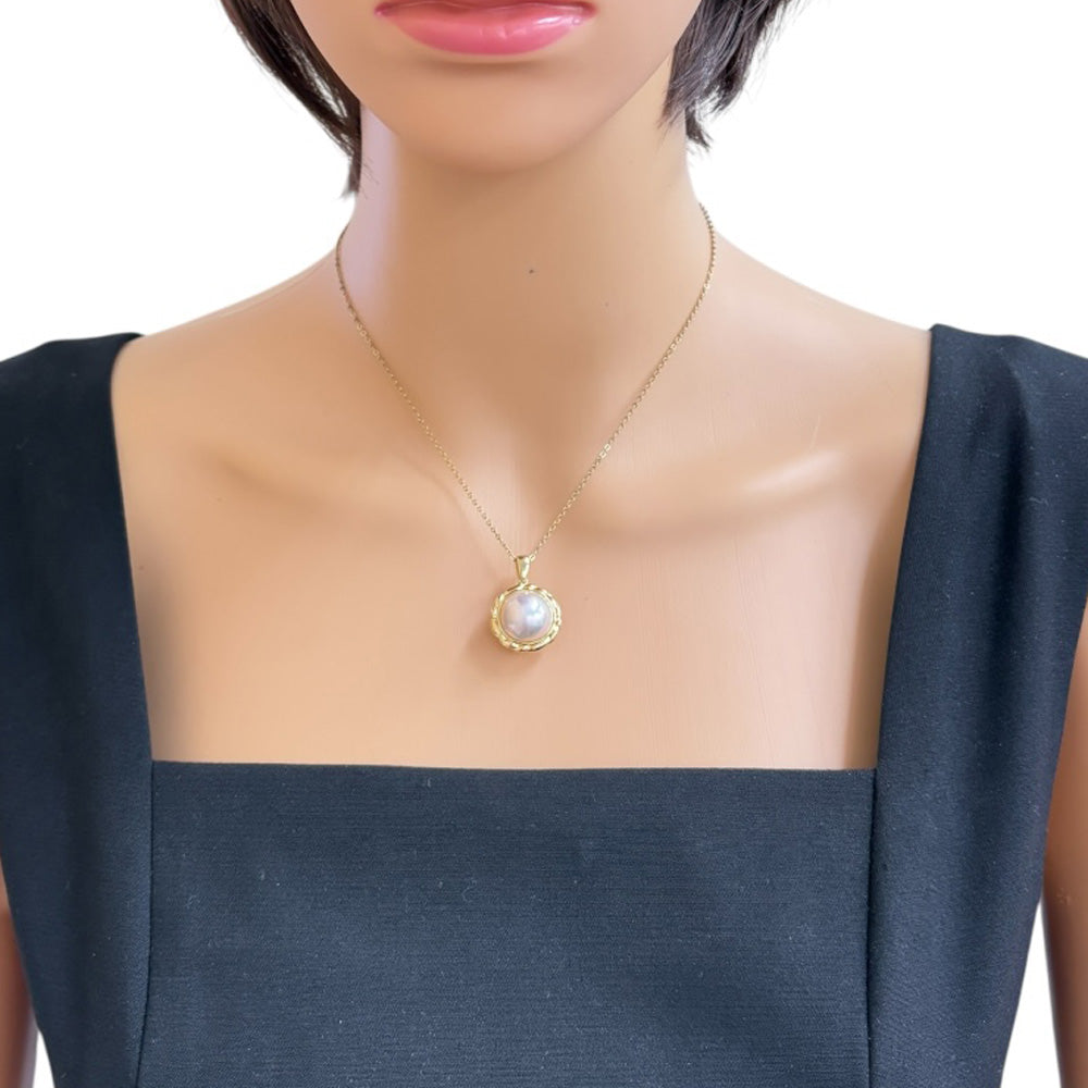 TASAKI タサキ ペンダントトップ 18金 K18イエローゴールド マベパール