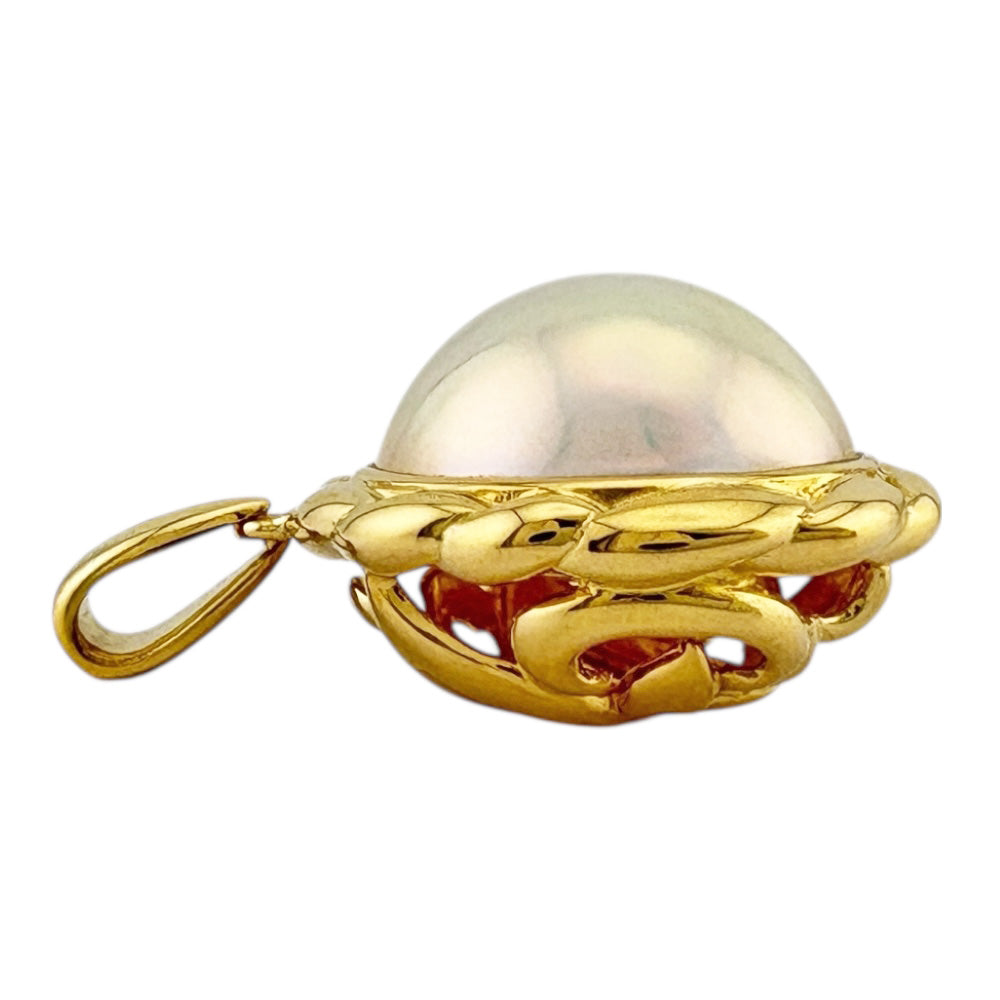 TASAKI タサキ ペンダントトップ 18金 K18イエローゴールド マベパール