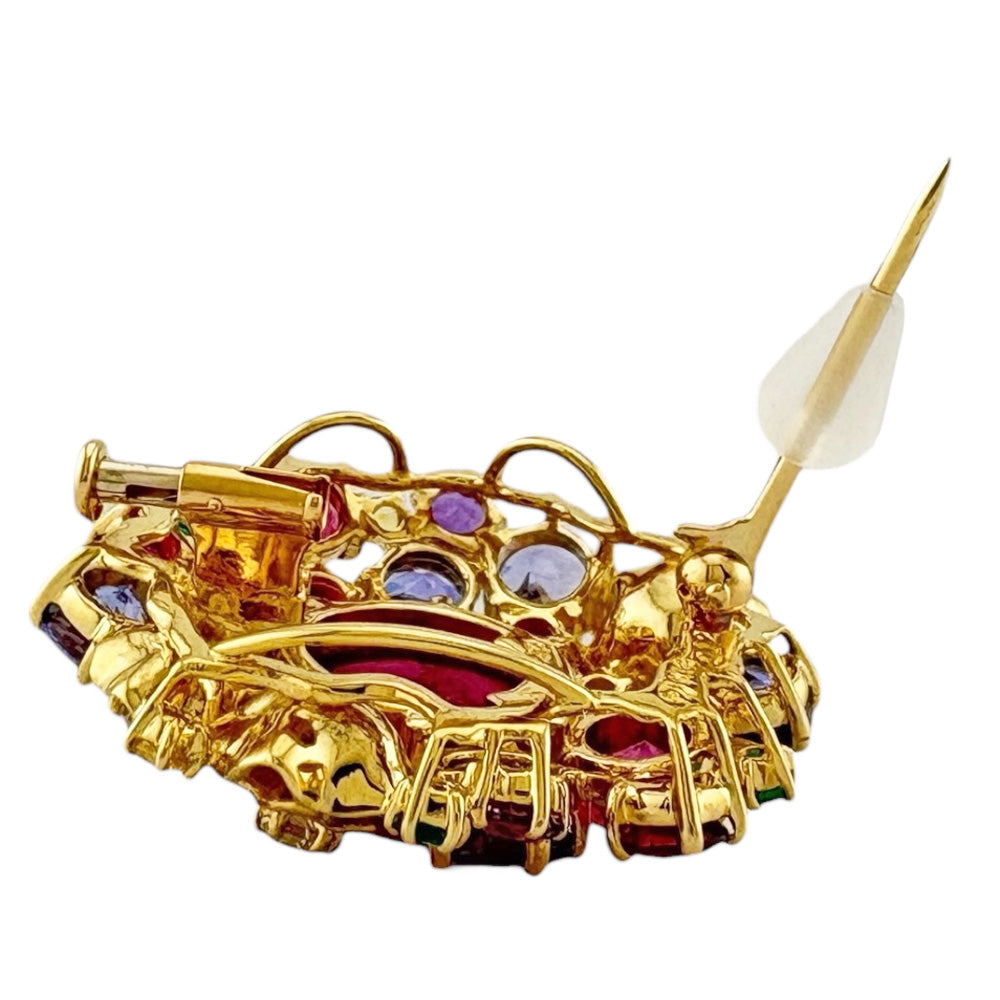 TASAKI タサキ ブローチ 18金 K18イエローゴールド ピンクトルマリン