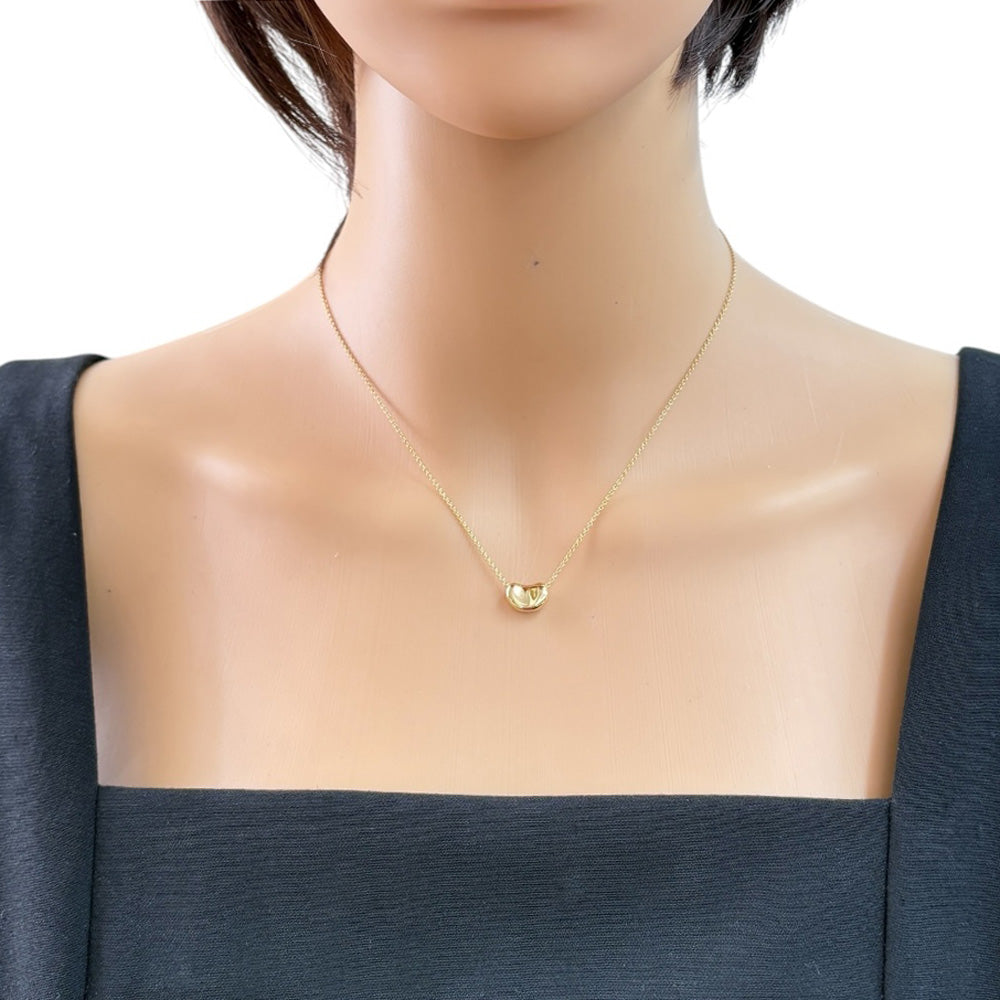 TIFFANY&Co. ティファニー ビーン ネックレス 18金 K18イエロー