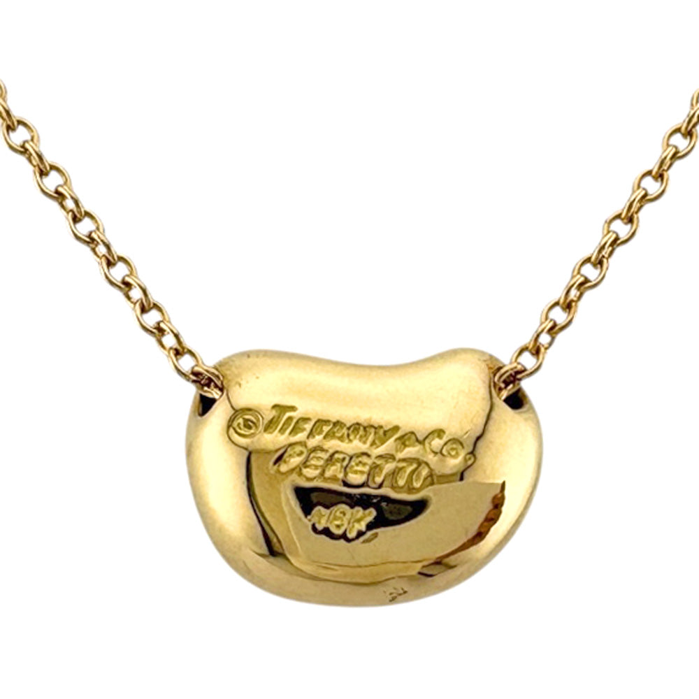 TIFFANY&Co. ティファニー ビーン ネックレス 18金 K18イエロー