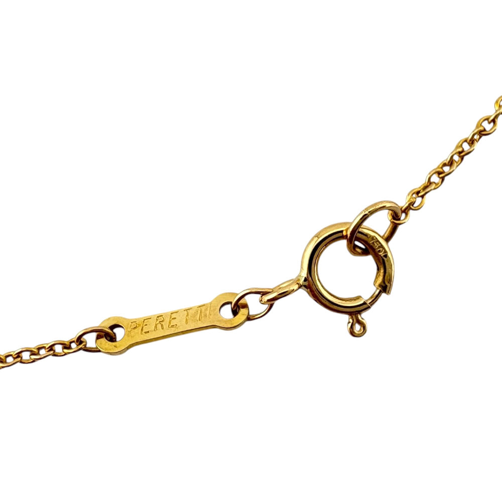 K18ティファニー&コー　ビーンネックレス　64H2508 K18ティファニー&コー ビーンネックレス 64H2508 TIFFANY&Co