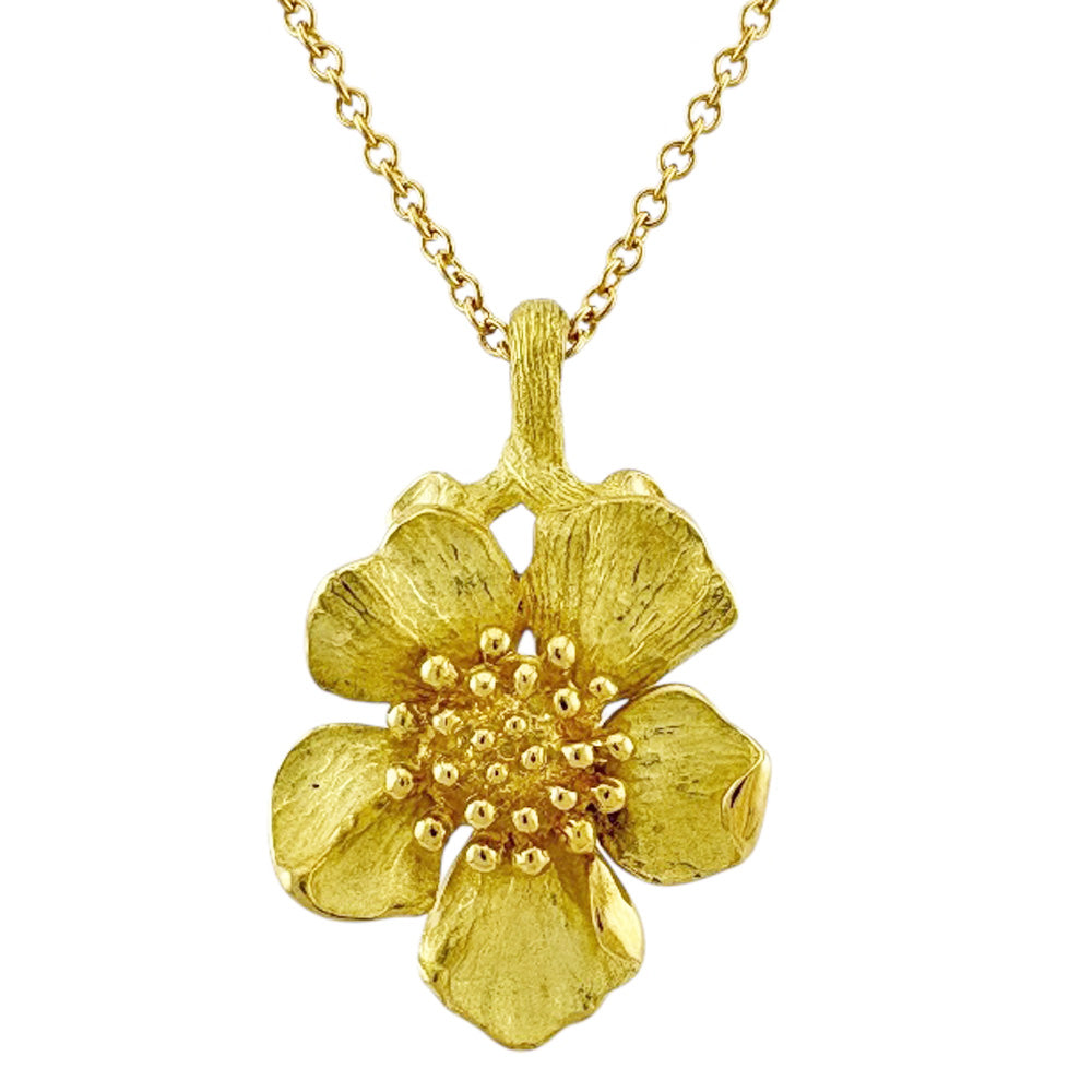 TIFFANY&Co. ティファニー ハナミズキ ネックレス 18金 K18イエロー