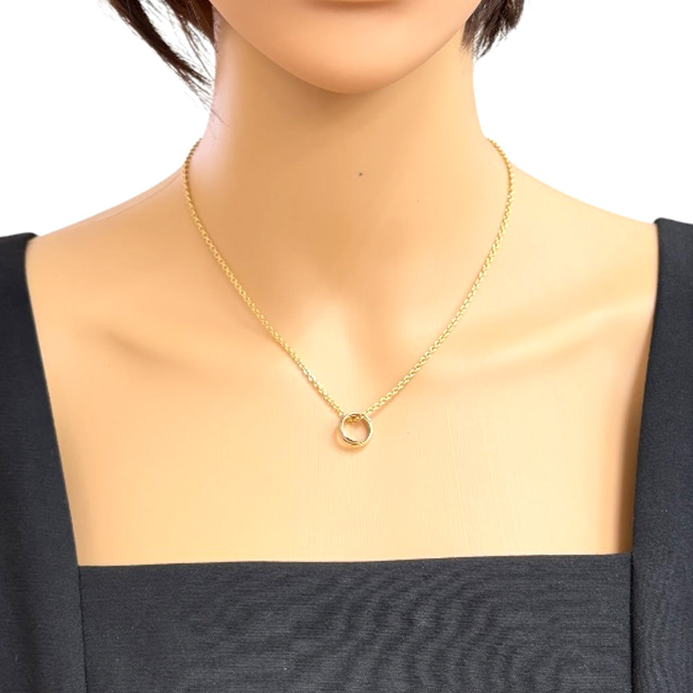 Cartier トリニティネックレス CARTIER カルティエ トリニティ ネックレス 18金 K18イエローゴールド