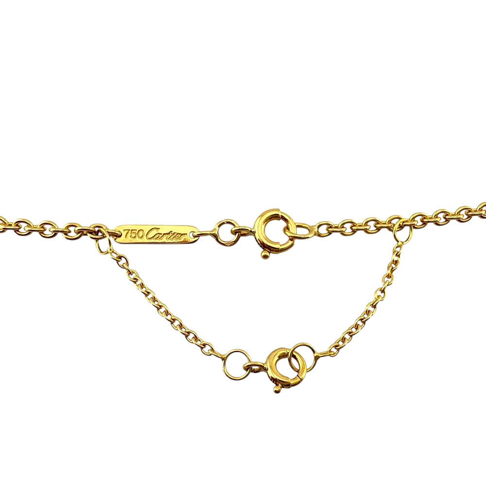 CARTIER カルティエ トリニティ ネックレス 18金 K18イエローゴールド