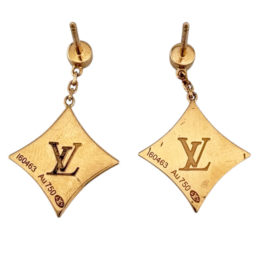 LOUIS VUITTON ピアス　ゴールド　片方 LOUIS VUITTON ルイヴィトン スターブロッサム ピアス 18金 K18ピンク