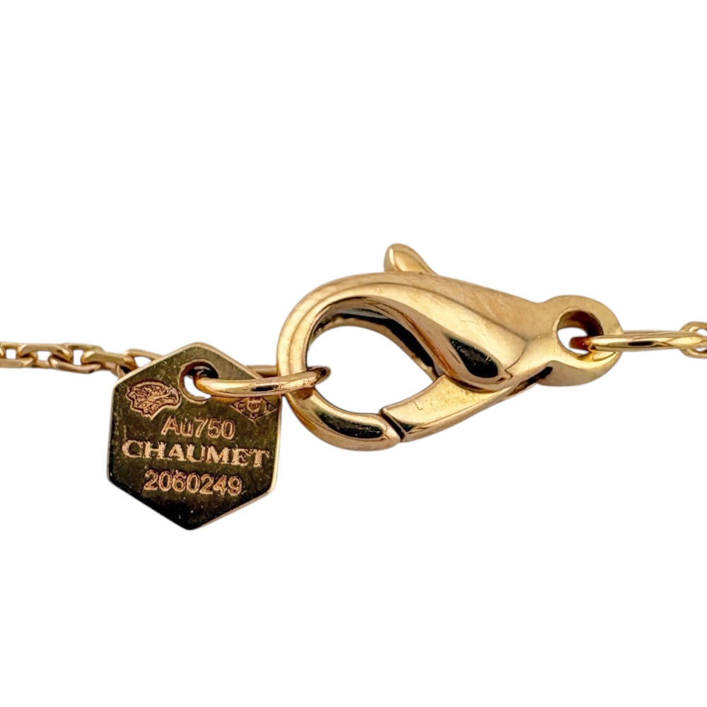 Chaumet ショーメ ビードゥショーメ ネックレス 18金 K18ピンク 