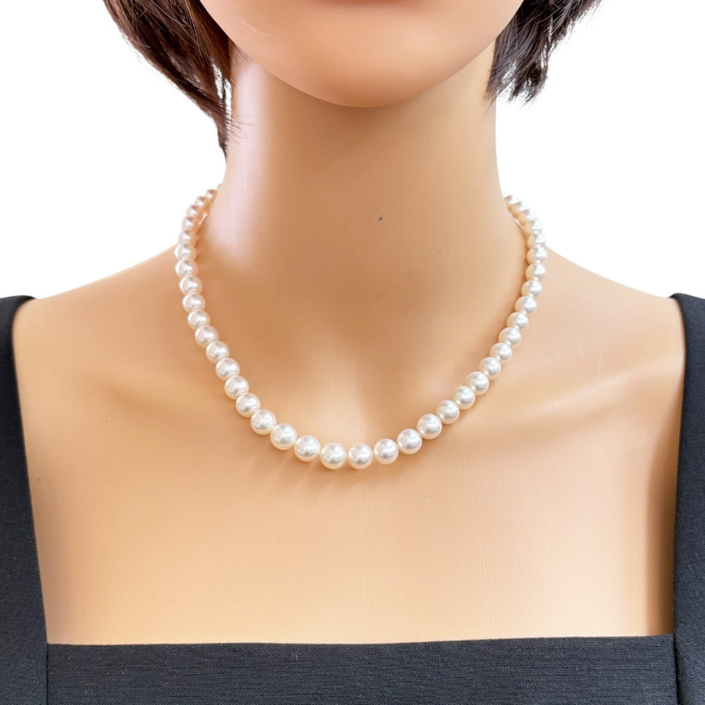 TASAKI タサキ ネックレス K14ホワイトゴールド アコヤパール 