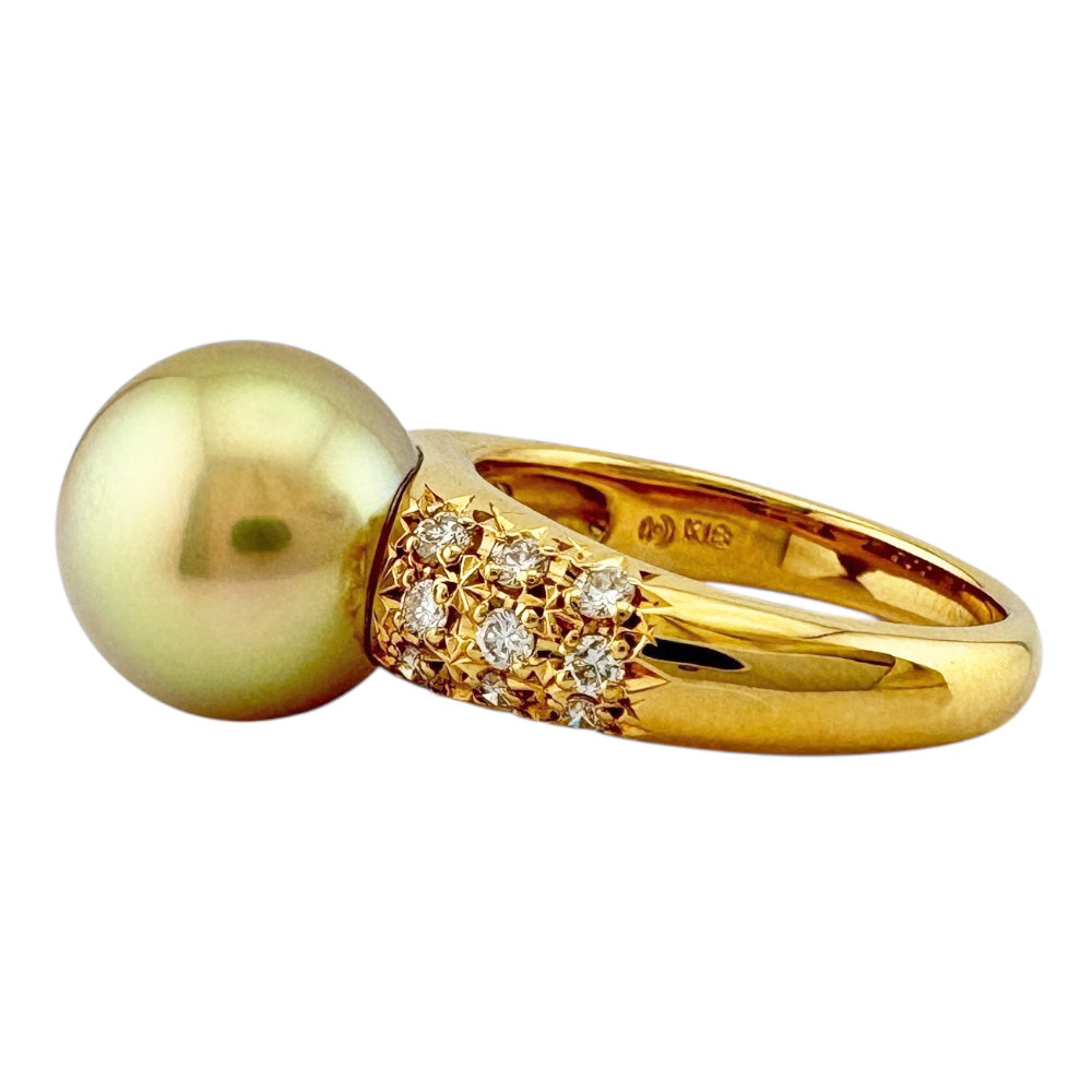 TASAKI タサキ リング 指輪 10号 18金 K18イエローゴールド パール