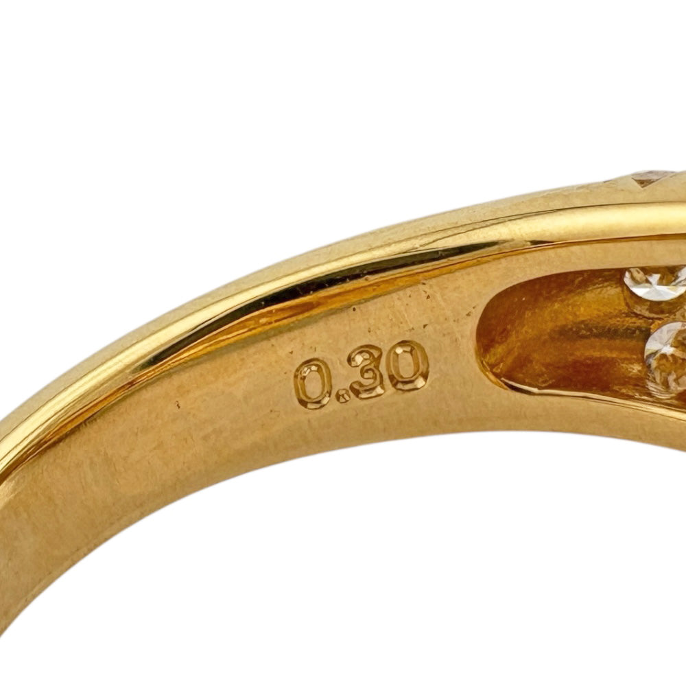 正規品！TASAKI K18 ゴールド ダイヤ付きリング　10号　タサキ　指輪 TASAKI タサキ リング 指輪 10号 18金 K18イエローゴールド パール