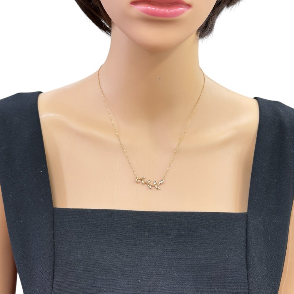 TIFFANY&Co. ティファニー オリーブ リーフ ヴァイン ネックレス 18金