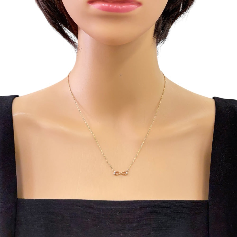 TIFFANY&Co. ティファニー インフィニティ ネックレス 18金 K18ピンク