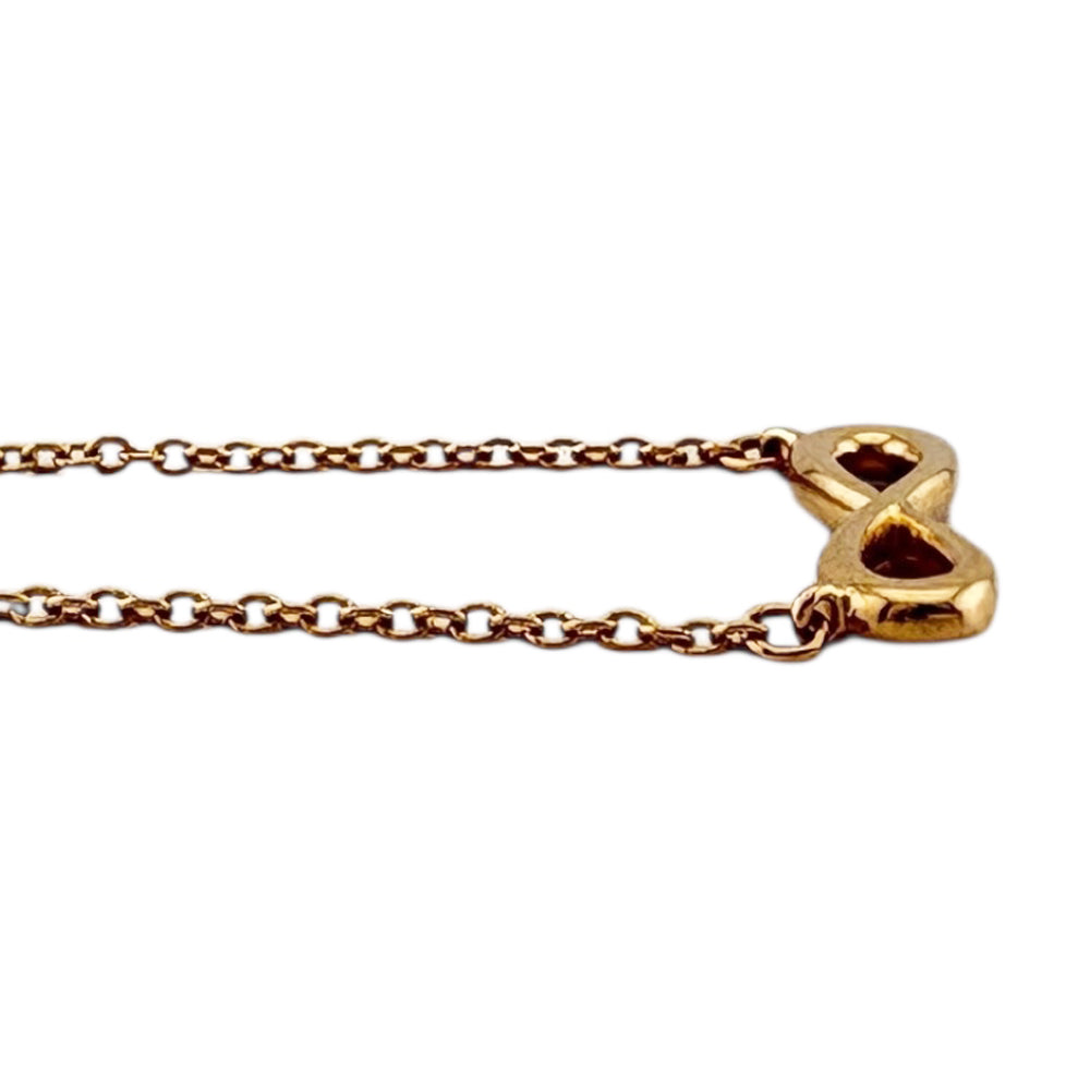 TIFFANY&Co. ティファニー インフィニティ ネックレス 18金 K18ピンク