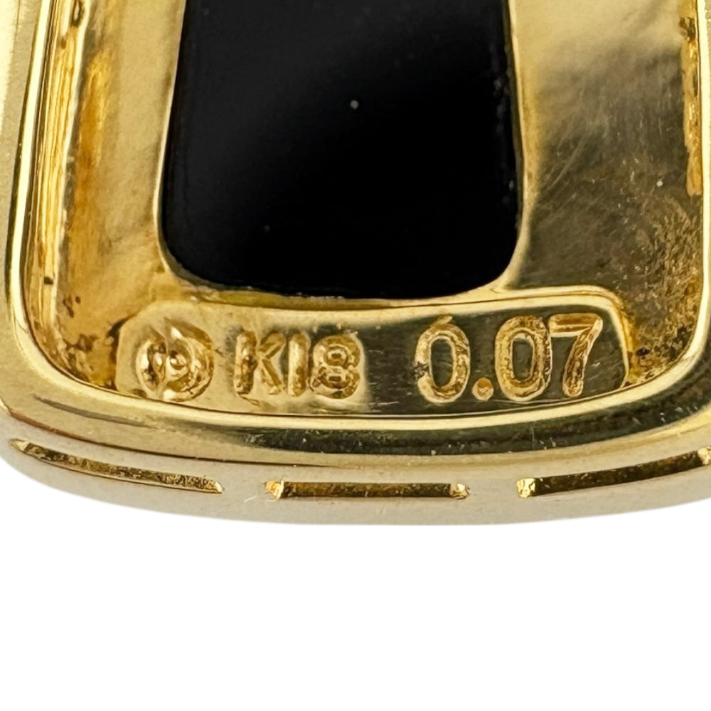 TASAKI タサキ ペンダントトップ 18金 K18イエローゴールド オニキス