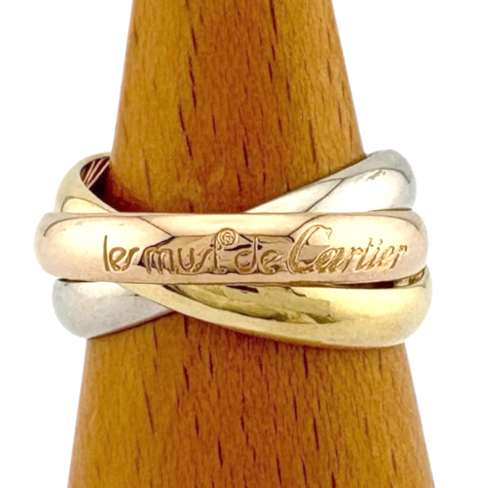 CARTIER カルティエ トリニティ リング 指輪 14号 18金 K18イエロー