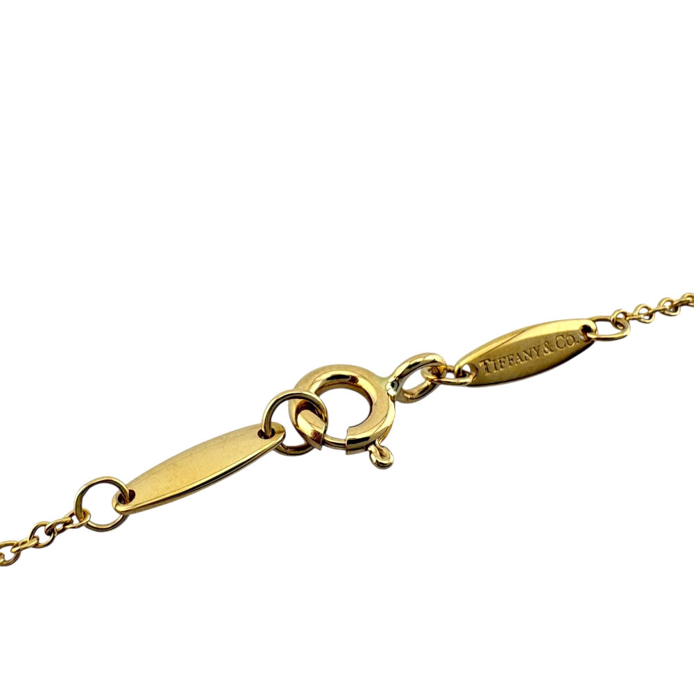 TIFFANY&Co. ティファニー バイザヤード 約0.05ct ネックレス 18金 K18