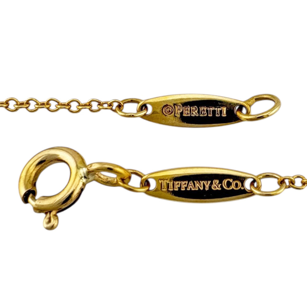 TIFFANY&Co. ティファニー バイザヤード 約0.05ct ネックレス 18金 K18 