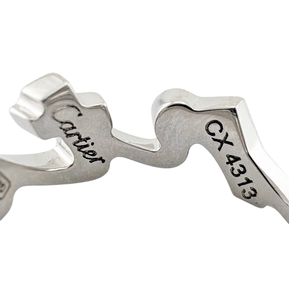 CARTIER カルティエ シグネチャー リング 指輪 8号 18金 K18ホワイト