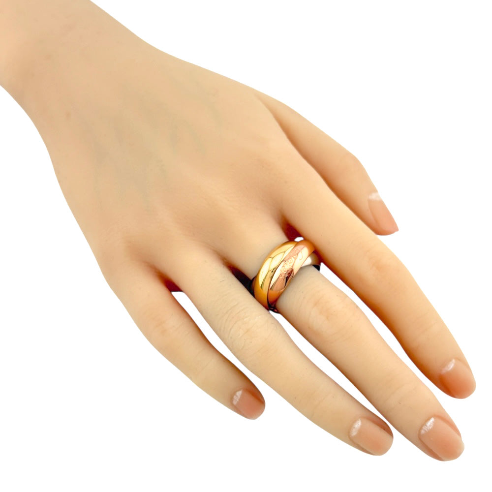カルティエ トリニティリング K18ゴールド 指輪 CARTIER カルティエ トリニティ リング 指輪 9.5号 18金 K18イエロー