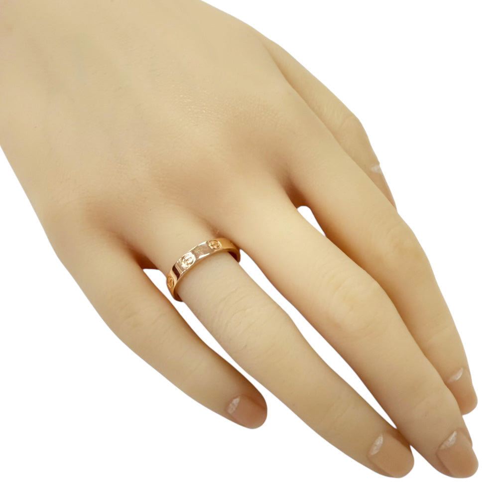 CARTIER カルティエ ミニラブ リング 指輪 12号 18金 K18ピンク