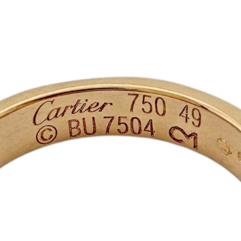 CARTIER カルティエ ミニラブ リング 指輪 9号 18金 K18ピンクゴールド