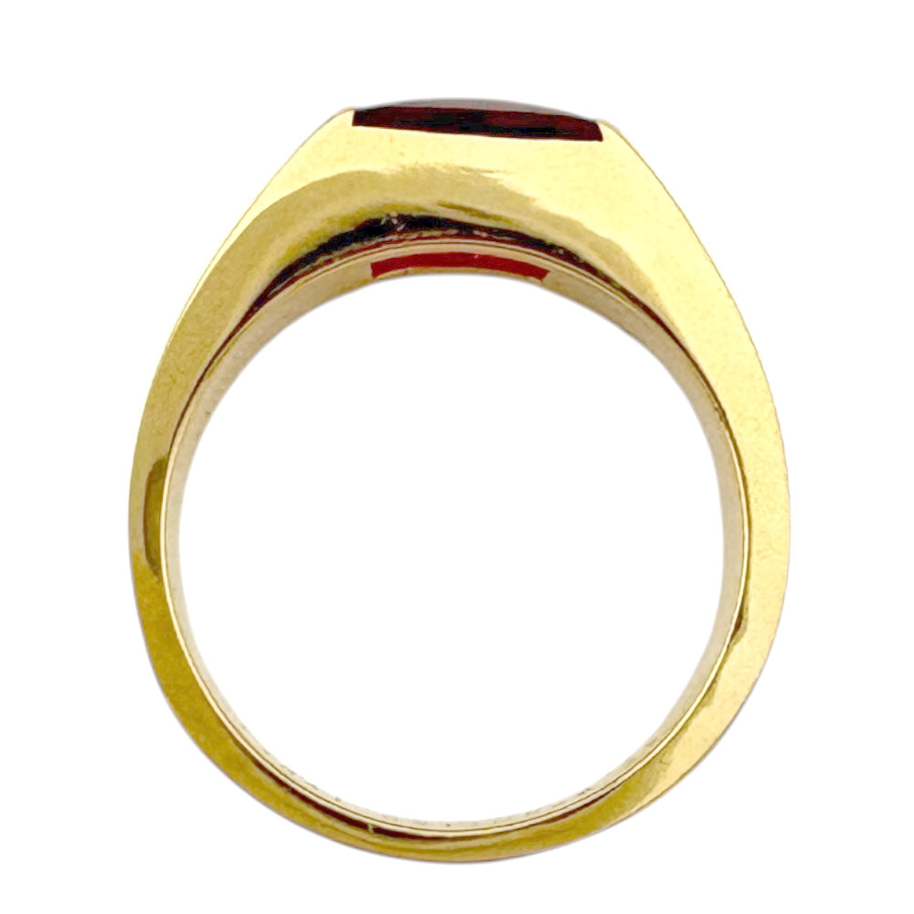 CARTIER カルティエ タンクシトリン リング 指輪 17号 18金 K18