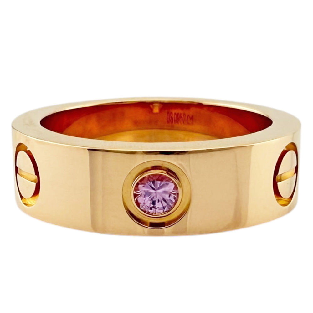CARTIER カルティエ ラブ リング 指輪 10号 18金 K18ピンクゴールド
