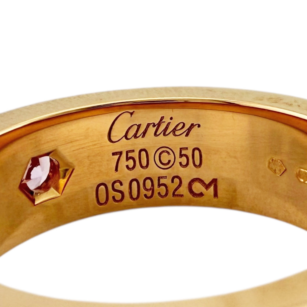 CARTIER カルティエ ラブ リング 指輪 10号 18金 K18ピンクゴールド