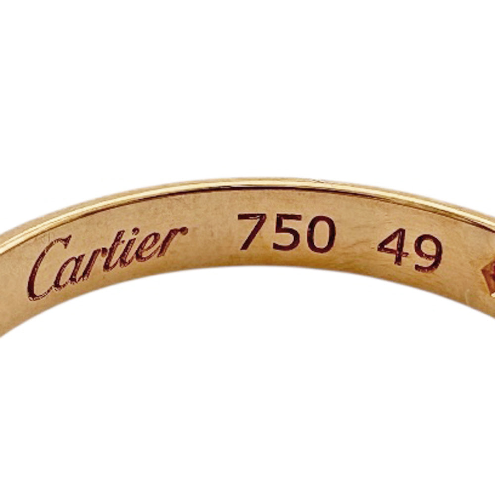 CARTIER カルティエ ウェディング リング 指輪 9号 18金 K18ピンク