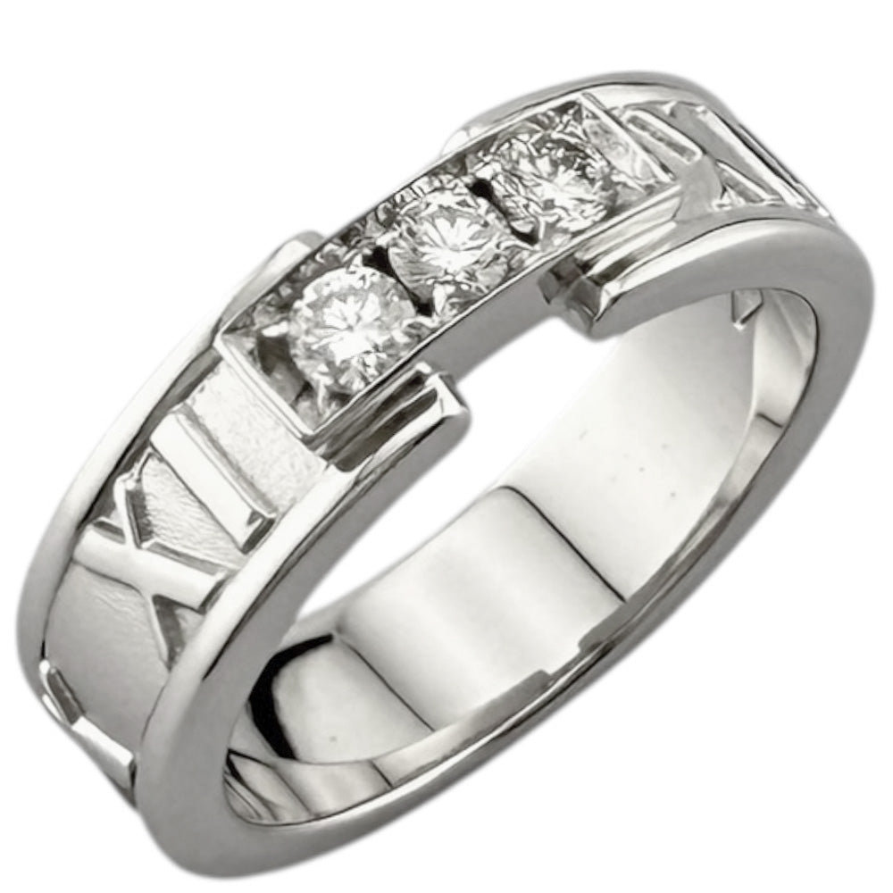 Tiffany & Co. アトラス リング 925 12号 TIFFANY&Co. ティファニー アトラス ダイヤモンド リング 指輪 12号 18