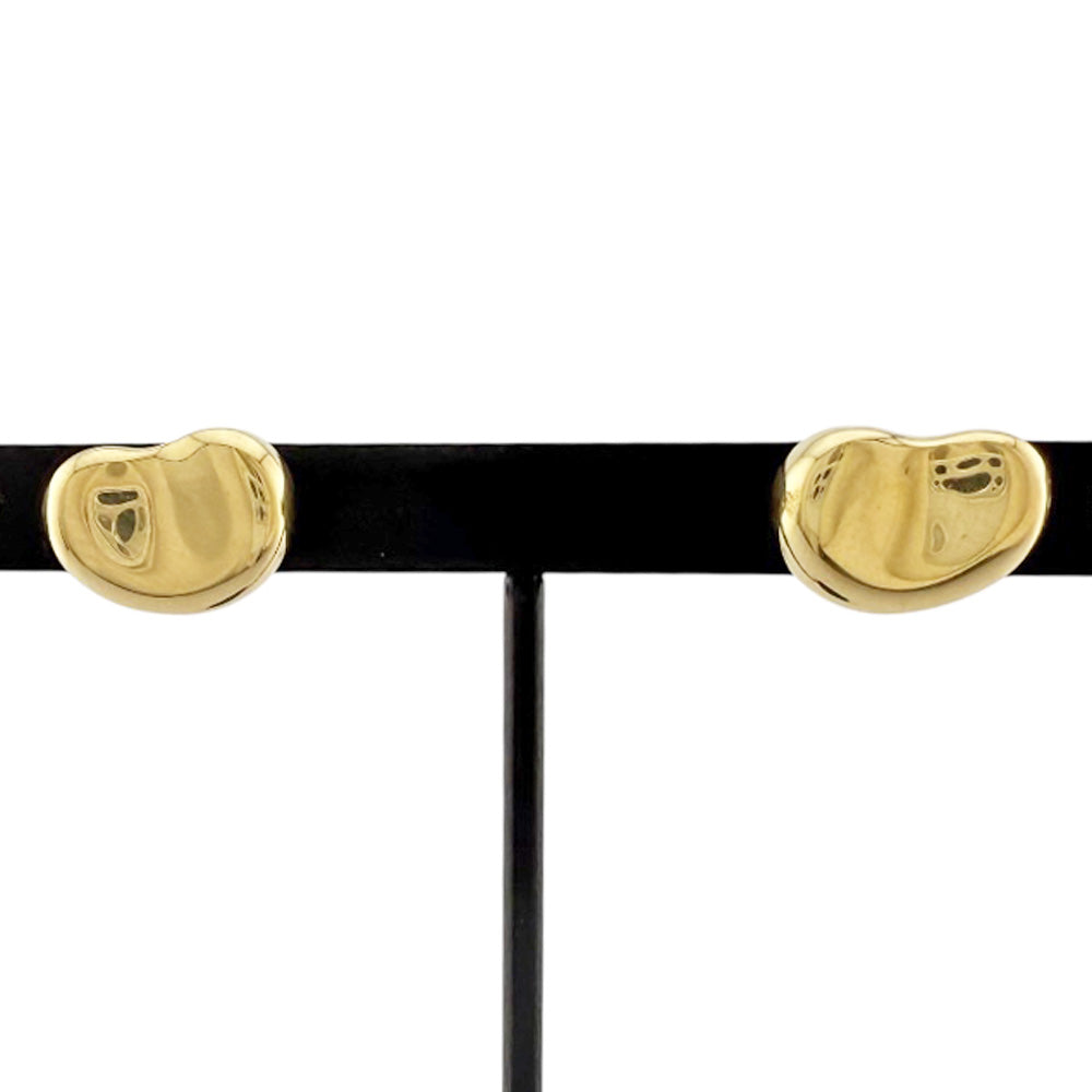 TIFFANY&Co. ティファニー ビーン ピアス 18金 K18イエローゴールド