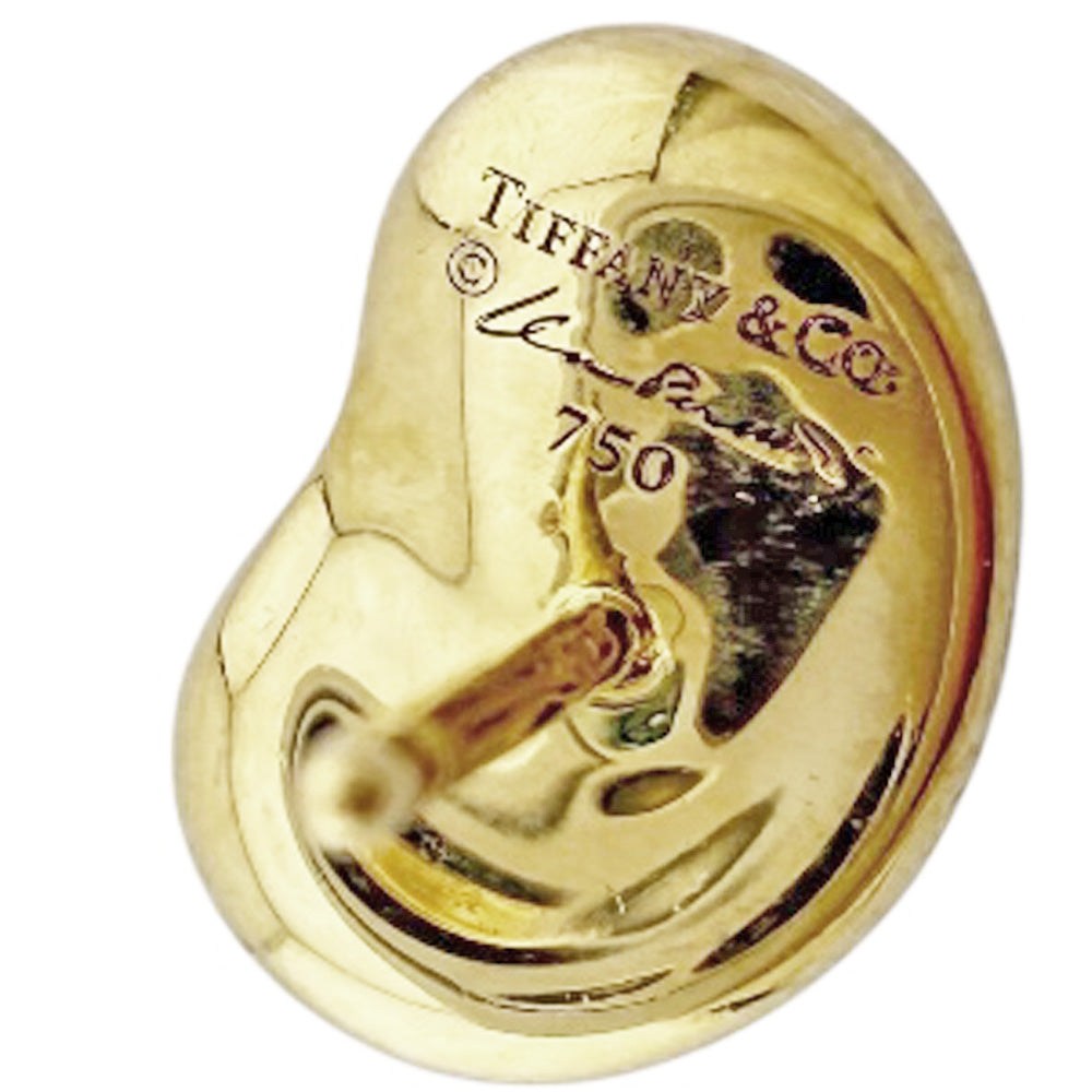 TIFFANY&Co. ティファニー ビーン ピアス 18金 K18イエローゴールド