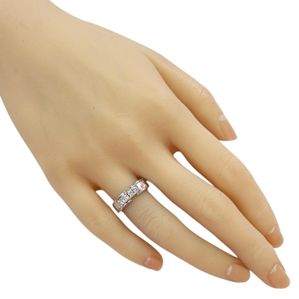 TIFFANY&Co. ティファニー アトラス リング 指輪 9号 18金 K18ホワイト