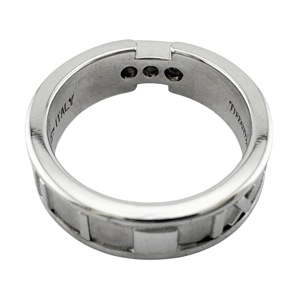 TIFFANY&Co. ティファニー アトラス リング 指輪 9号 18金 K18ホワイト