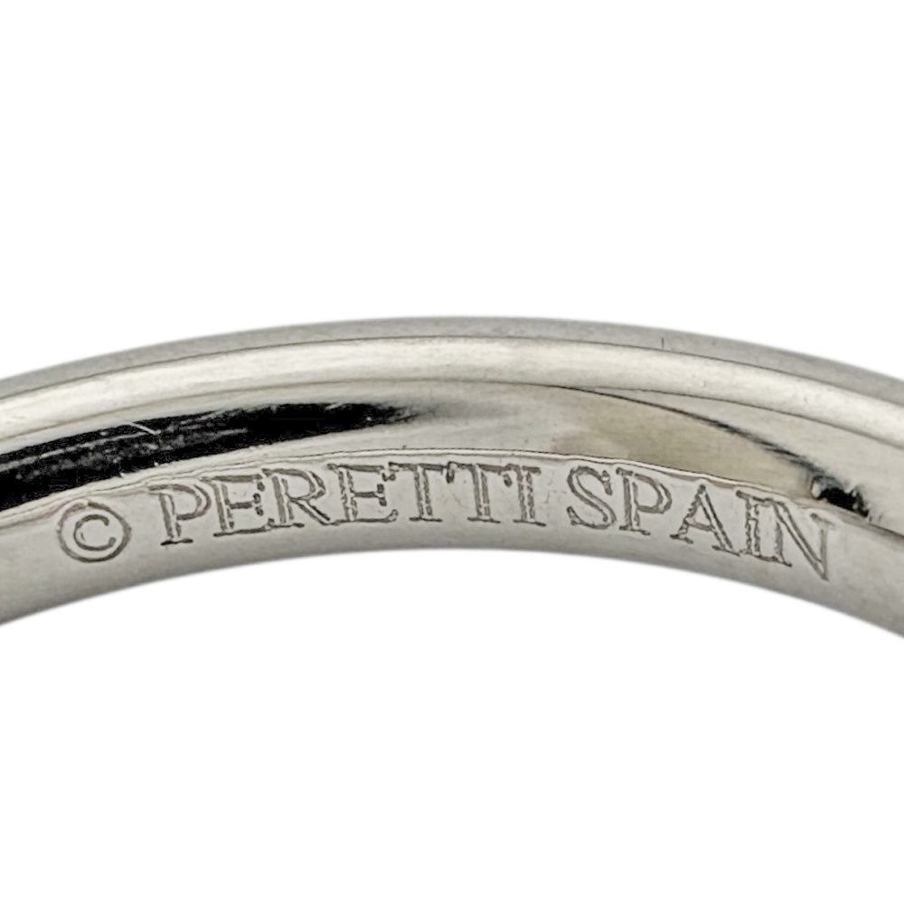TIFFANY&Co. ティファニー カーブドバンド リング 指輪 7号 Pt950