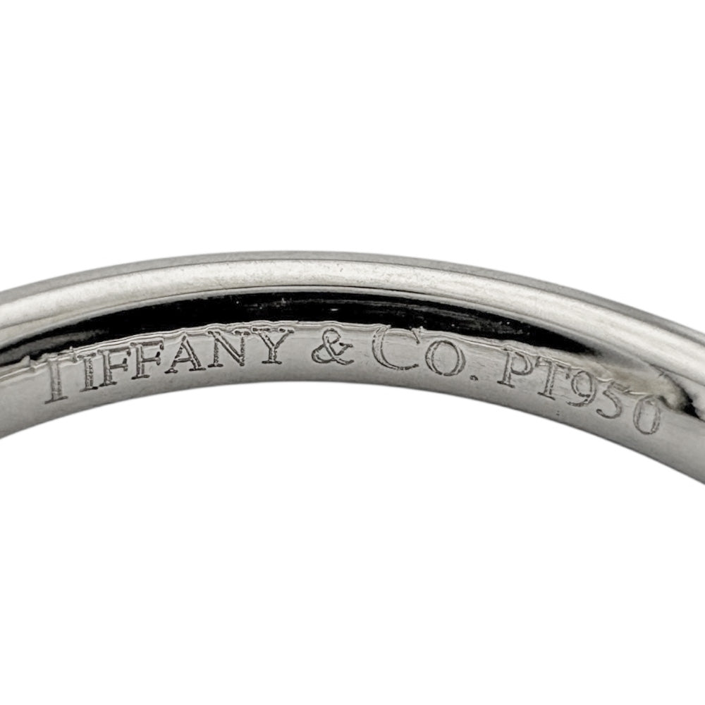 TIFFANY&Co. ティファニー カーブドバンド リング 指輪 7号 Pt950