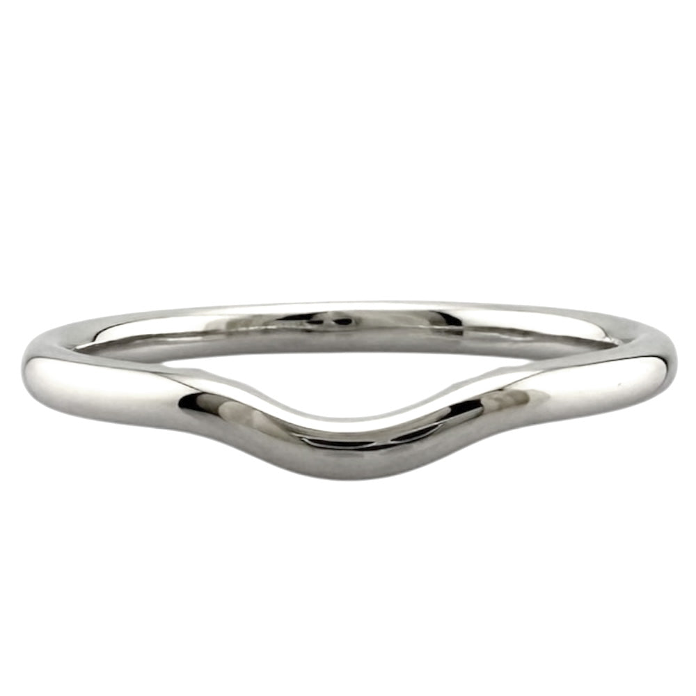 ティファニー　TIFFANY　PT950　6.5号　カーブドバンドリング　良品 ティファニー TIFFANY PT950 6.5号 カーブドバンドリング 良品 - メルカリ