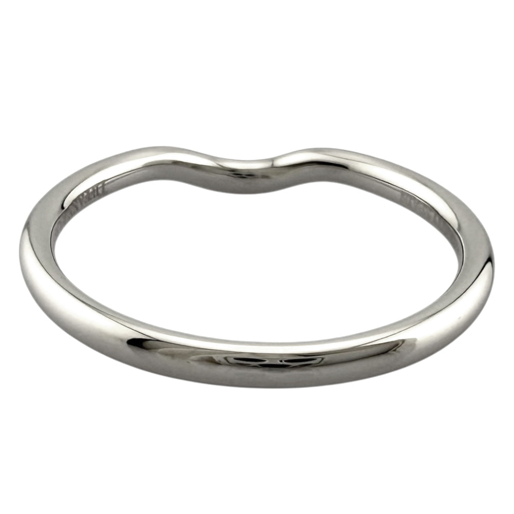 TIFFANY ティファニー カーブド バンド リング 10.5号 Pt950 楽天市場】ティファニー ダイヤモンド カーブド バンド リング Pt950 V