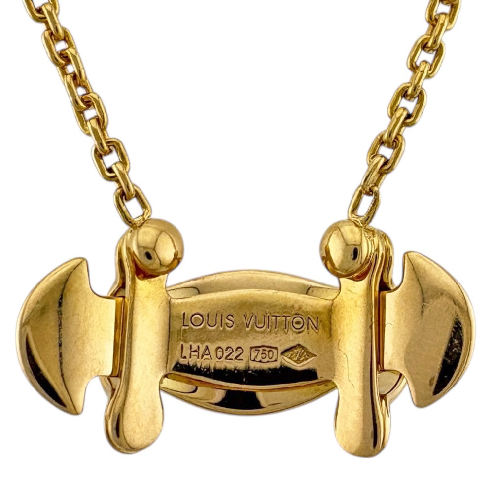 LOUIS VUITTON ルイヴィトン ネックレス 18金 K18イエローゴールド