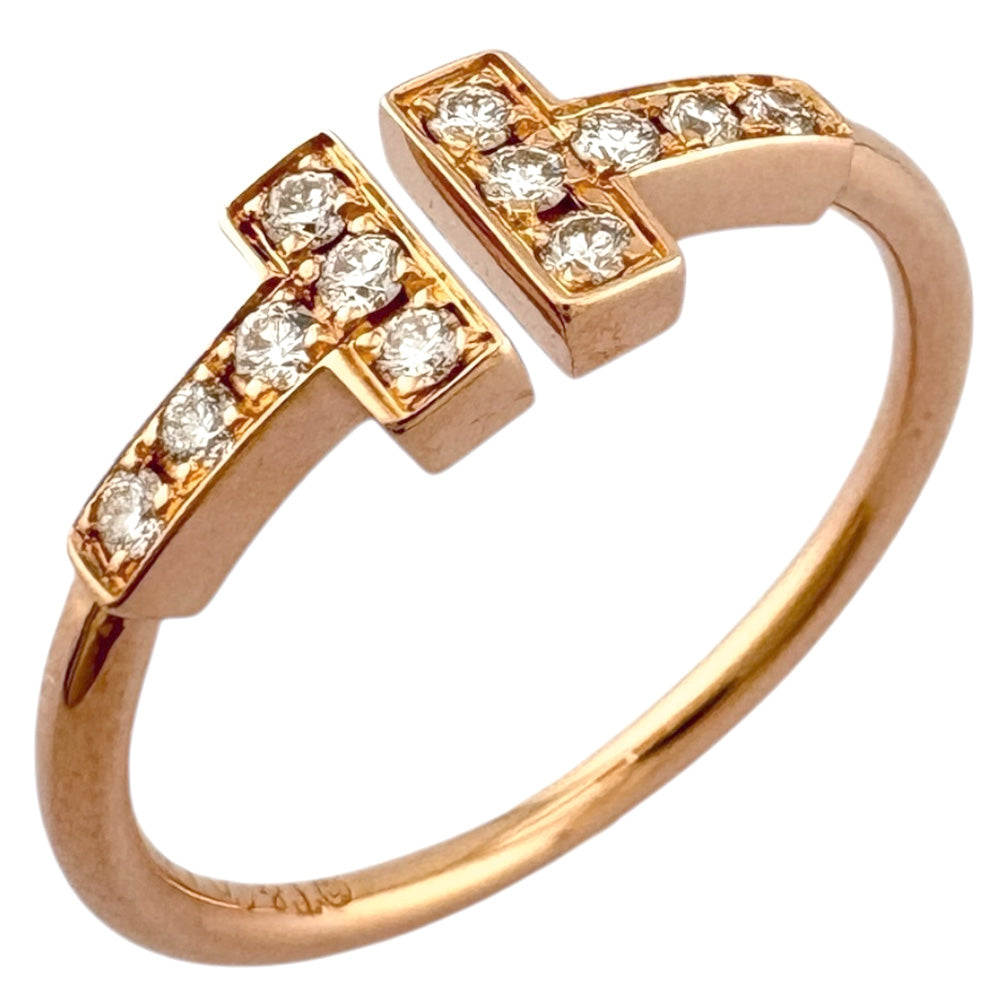 TIFFANY&Co. ティファニー Tワイヤー ダイヤモンド リング 指輪 12号