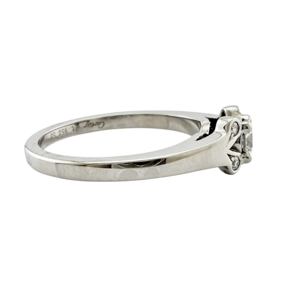 CARTIER カルティエ バレリーナ ソリテール リング 指輪 9.5号 Pt950