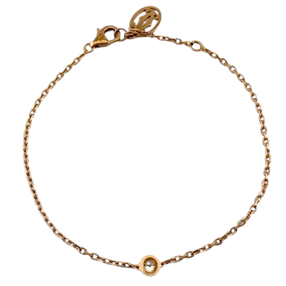 Cartier ダムールピンクゴールドブレスレット　ダイヤモンド カルティエ ダムール ブレスレット ピンクゴールド ダイヤモンド