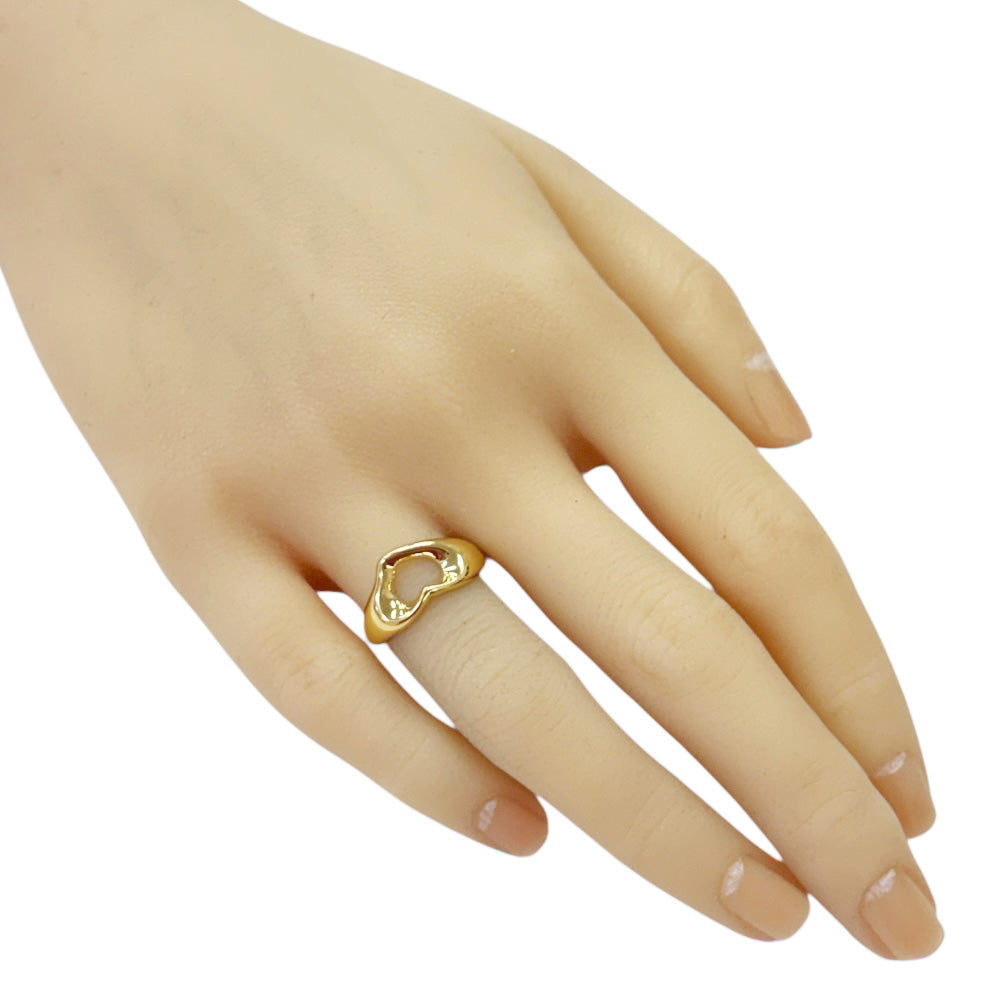 TIFFANY&Co. ティファニー オープンハート リング 指輪 11.5号 18金