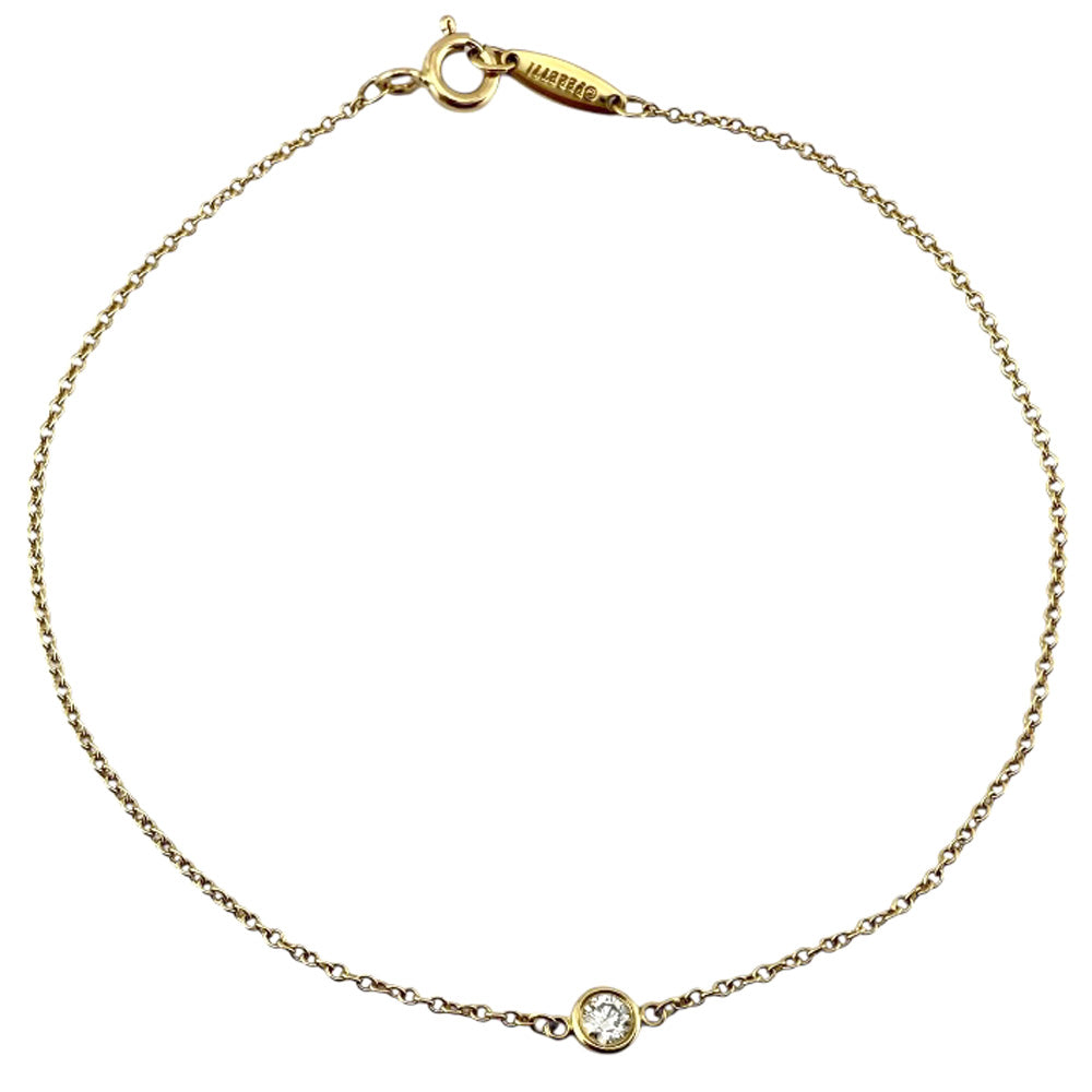 TIFFANY&Co. ティファニー バイザヤード 約0.08ct ブレスレット 18金 