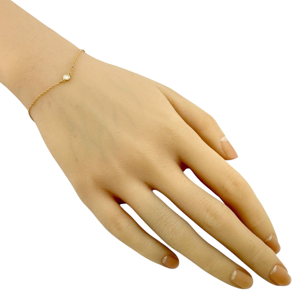 TIFFANY&Co. ティファニー バイザヤード 約0.08ct ブレスレット 18金